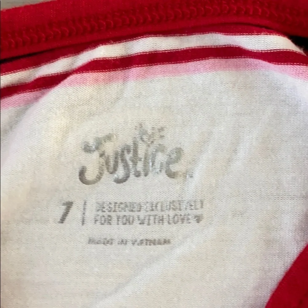 Justice Girls Striped T-shirt